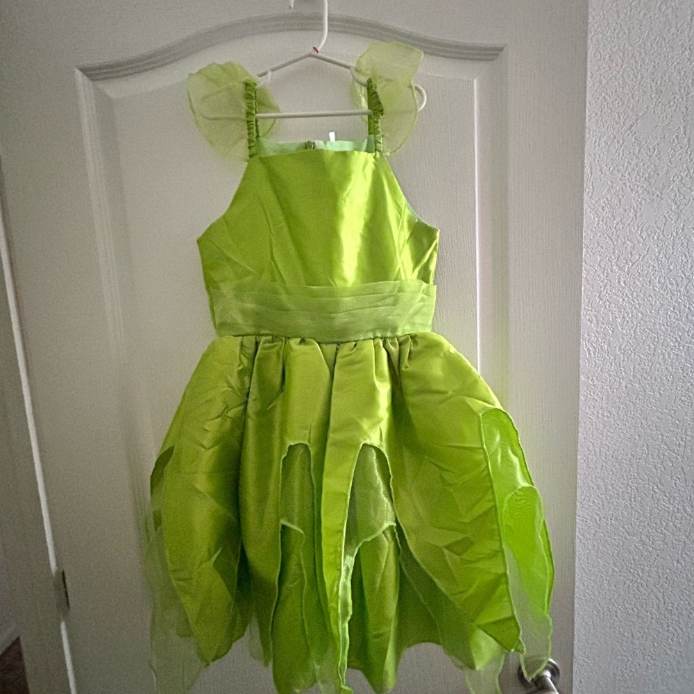 Fairy costume with detachable wings.